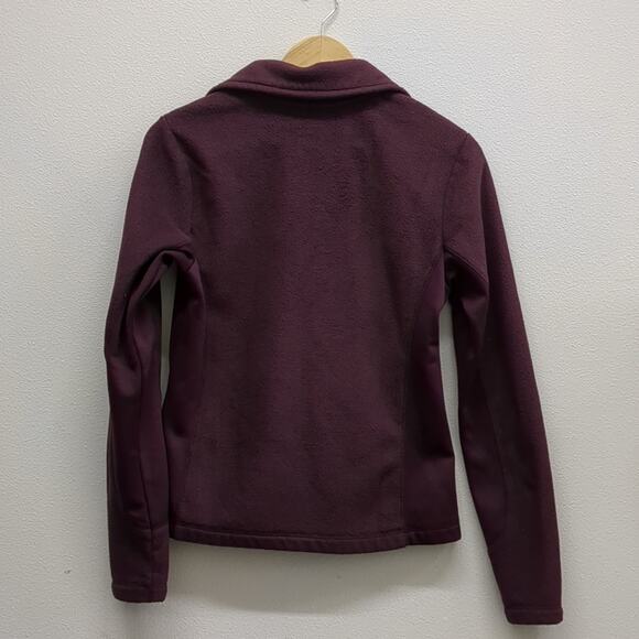 Ariat maroon zippered equestrian fleece jacket size medium - Picture 6 of 7
